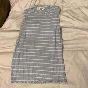 Cropped blue and white tank !